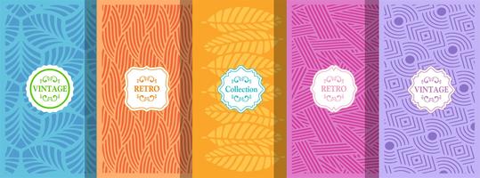 set of cute bright seamless patterns vector illustration bright design abstract seamless.  