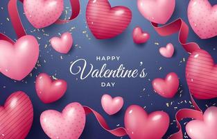 Happy Valentine's Day Background vector
