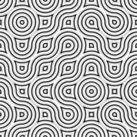 monochrome background with retro pattern design vector