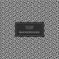 Seamless interlocking geometric line pattern vector