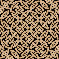 Seamless Pattern With Celtic Knot Style vector
