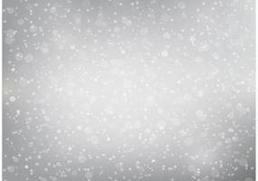 Silver Glitter Bokeh Vector 