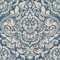 Vintage Damask Seamless Pattern Background vector